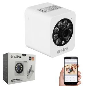 S-LİNK SL-IND06 Ip Smart Akıllı Güvenlik Kamerası 3mp 2.8mm