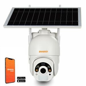 AVENİR AV-S410 Solar Smart Güvenlik Kamerası 4G Sim 2mp Wi-Fi Ptz Renkli Gece Görüş Harekete Duyarlı