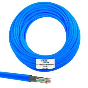 CAT6 KABLO DIŞ MEKAN 23AWG 0.51MM 10MT MAVİ CABLECABLE