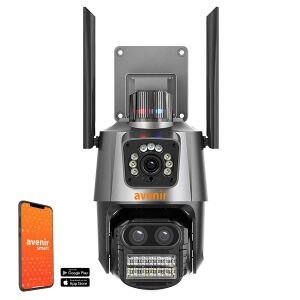 AVENİR AV-M21 Smart Güvenlik Kamerası 4G Sim 3mp 2 Kameralı 8X Zoom Onvif Wi-Fi Ptz Renkli Gece Görüş