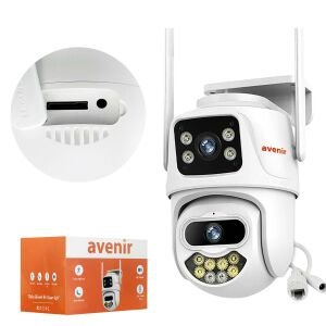 AVENİR AV-S306 Smart Güvenlik Kamerası 6mp 2 Kameralı Wi-Fi Ptz Renkli Gece Görüş Harekete Duyarlı