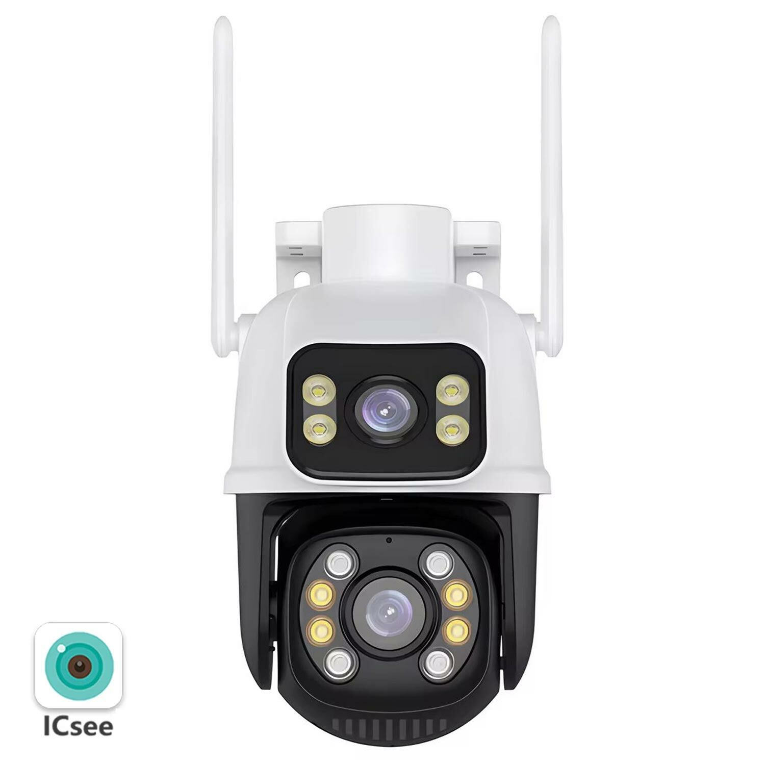 AVENİR AV-S307 Smart Güvenlik Kamerası 3mp 2 Kameralı Wi-Fi Ptz Renkli Gece Görüş Harekete Duyarlı