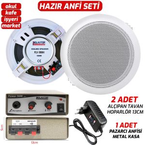HAZIR ANFİ SETİ TAK KULLAN 2X ALÇIPAN 13CM - 1X ANFİ PLX-SET13