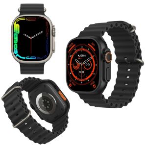 WATCH AKILLI SAAT IOS ANDROID KABLOSUZ ŞARJ BLUETOOTH T800 ULTRA