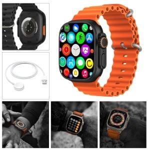 WATCH AKILLI SAAT IOS ANDROID KABLOSUZ ŞARJ BLUETOOTH T800 ULTRA
