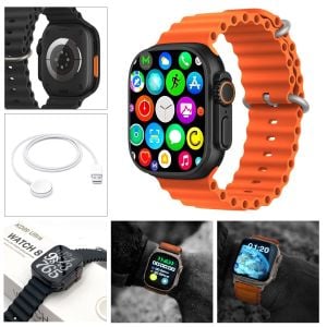WATCH AKILLI SAAT IOS ANDROID KABLOSUZ ŞARJ BLUETOOTH KD99 ULTRA