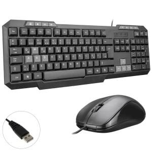 KABLOLU KLAVYE Q MOUSE SETİ EVEREST KM-1435
