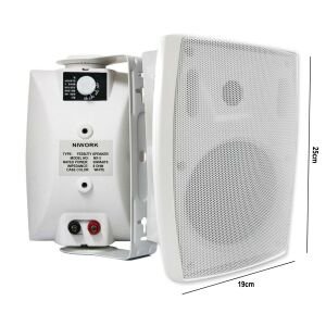 SÜTUN HOPARLÖR 13CM 200W BEYAZ TRAFOLU TRAFOSUZ 2 YOLLU NWORK NX-5