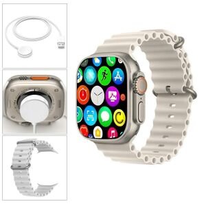 WATCH AKILLI SAAT IOS ANDROID KABLOSUZ ŞARJ BLUETOOTH H11 ULTRA