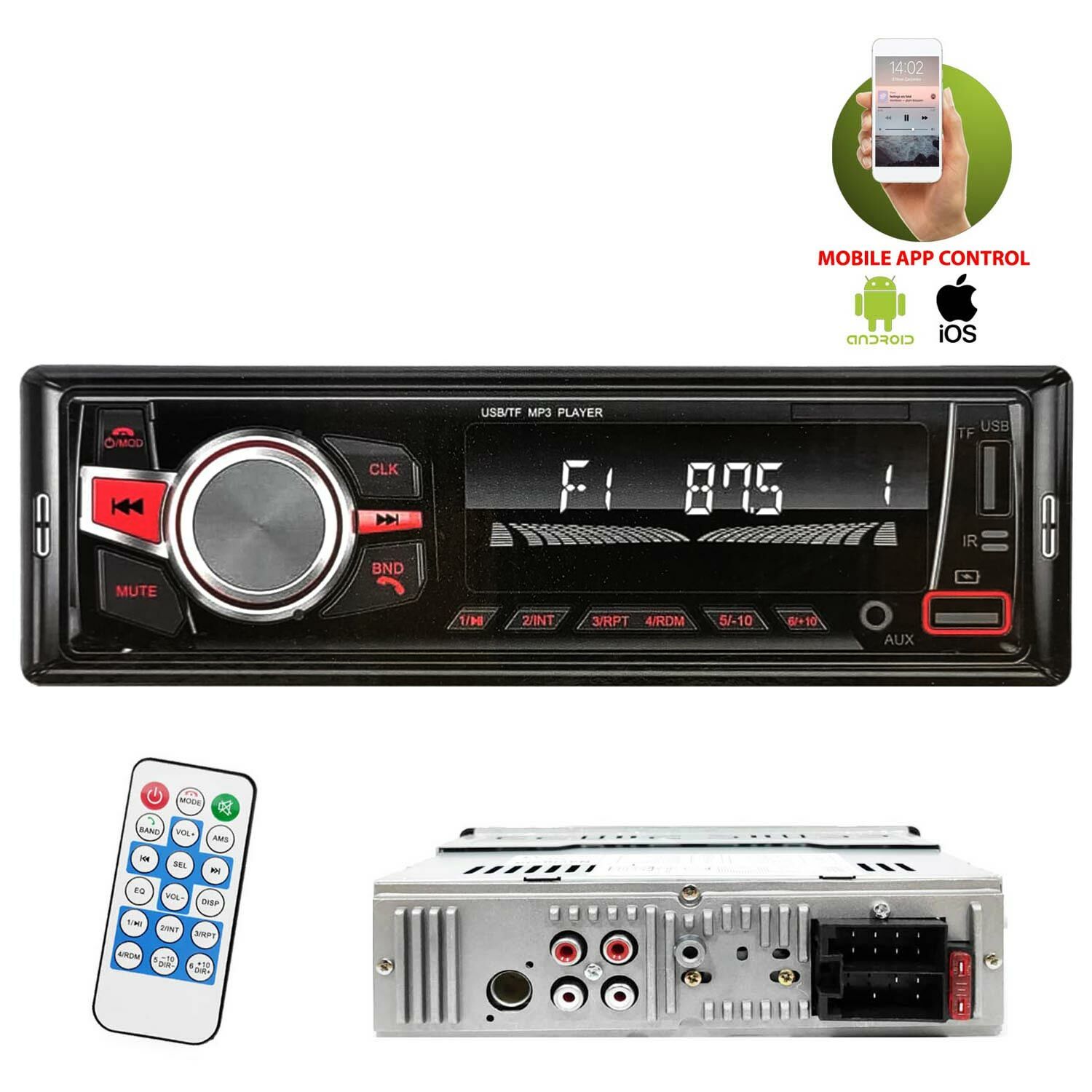 OTO TEYP 4X50W BT/2XUSB/SD/FM/AUX MOBİL APLİKASYON NAVIGOLD DS-362