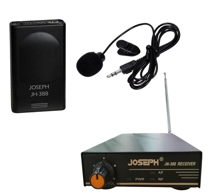 VHF KABLOSUZ MİKROFON 1 YAKA JOSEPH JH-388