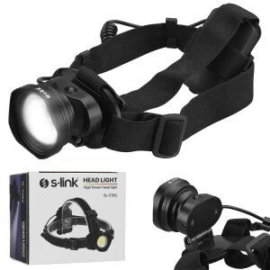 KAFA FENERİ LAMBASI COB LED PİLLİ 5W S-LİNK SL-F362