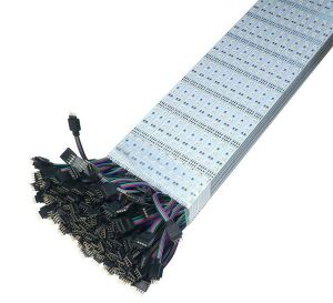 BARLED 3 ÇİPLİ 5050 YEŞİL 72LED 12V BANTLI 1 ADET 1MT LEDX