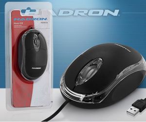 MOUSE KABLOLU SİYAH HADRON HD-5633