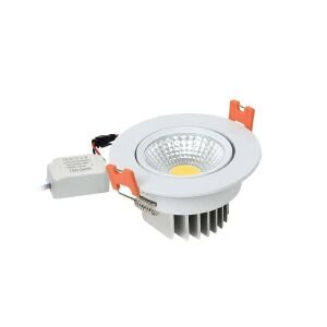 LED SPOT COB BEYAZ 6000K 7W 8CM