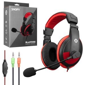 KABLOLU OYUNCU KULAK ÜSTÜ KULAKLIK MİKROFONLU 2MT SNOPY SN-4488
