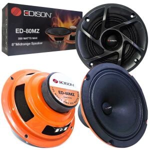 OTO MIDRANGE 20CM 500W KAPAKLI 2 ADET EDISON ED-80MZ
