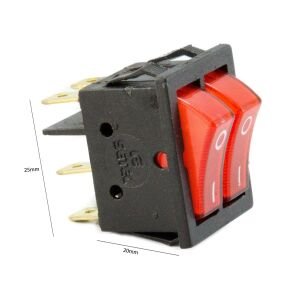 ANAHTAR İKİLİ IŞIKLI 6 BACAK FS-75