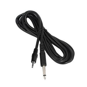 ANFİ KABLO PC JACK MONO 6.3MM AUX STEREO 3.5MM 3MT POLAXTOR