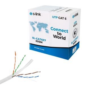 S-LİNK SL-CAT657 Cat6 Kablo 23Awg 0.51mm 305 Metre