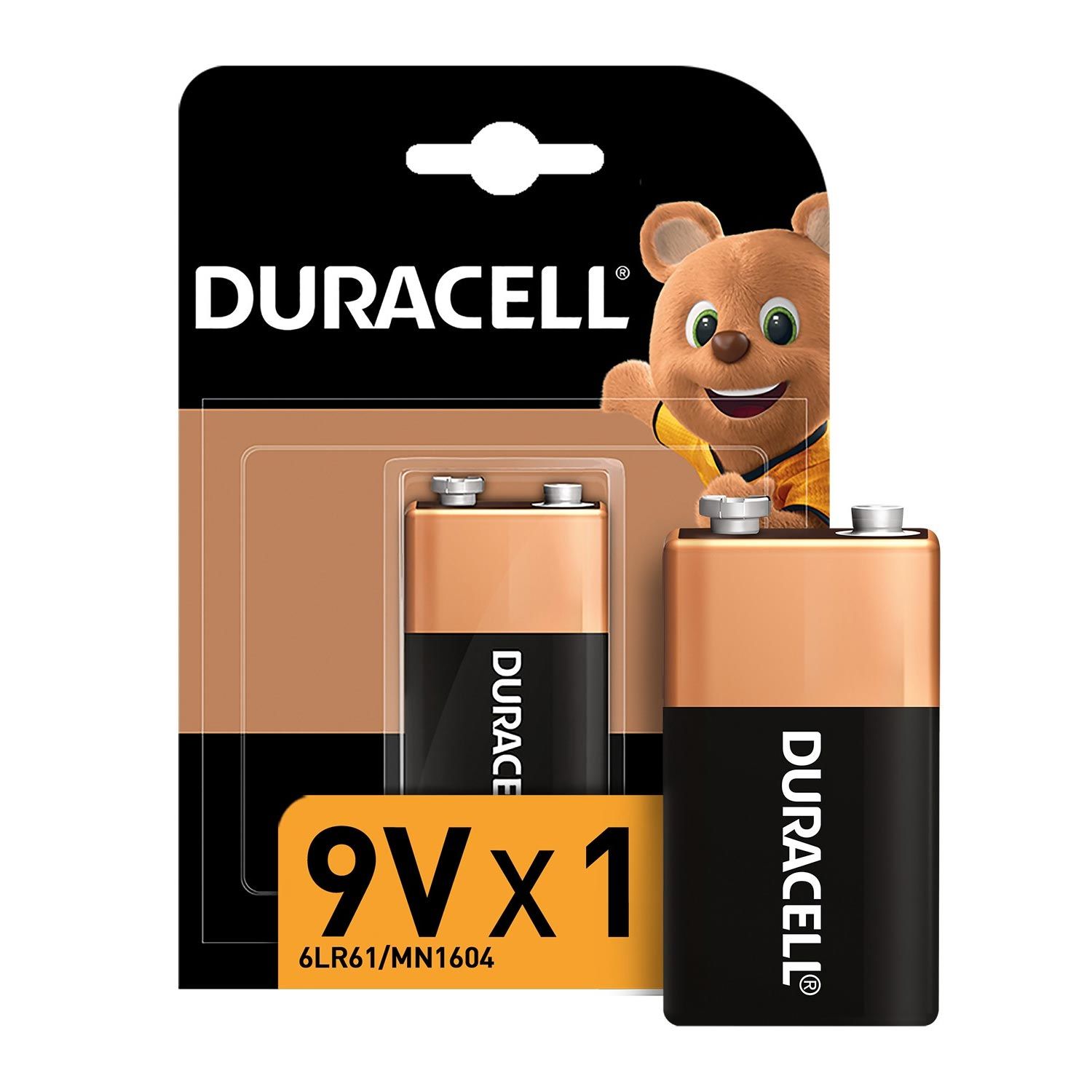 PİL 9V ALKALİN DURACELL 6LR61-MN1604