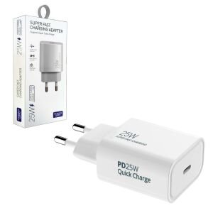 ŞARJ ADAPTÖR BAŞLIK HIZLI TYPE-C PD25W POWERWAY S-25