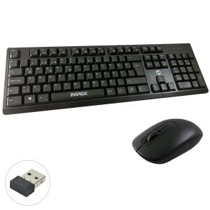 KABLOSUZ KLAVYE Q MOUSE SETİ EVEREST KM-2510