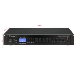 MİXER ANFİ 250W 5 BÖLGE USB WESTA WM-250