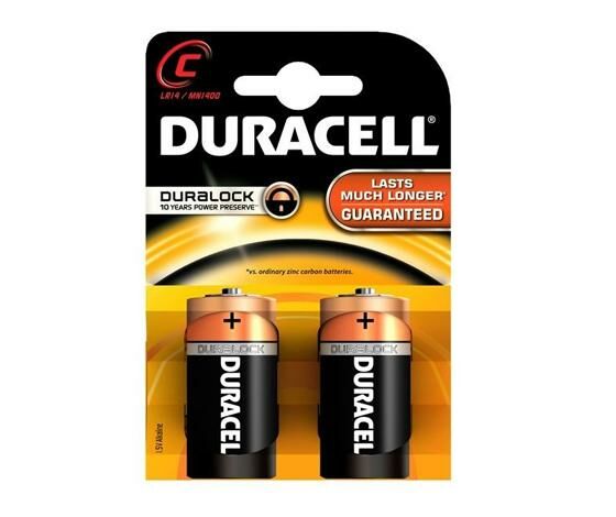 PİL C BOY ALKALİN (2 ADET) DURACELL LR14-MN1400
