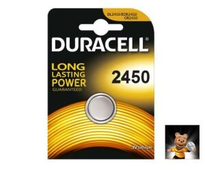PİL DÜĞME 2450 3V (1 ADET) DURACELL