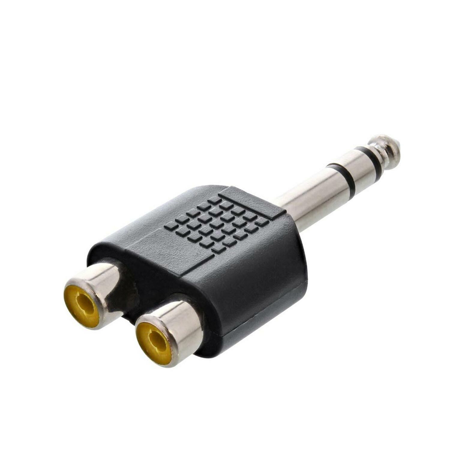 ÇEVİRİCİ JACK STEREO ERKEK 6.3MM TO 2RCA DİŞİ S-LİNK SL-DC32