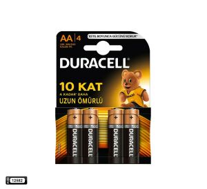 PİL AA KALEM ALKALIN (4 ADET) DURACELL