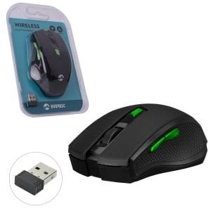 KABLOSUZ MOUSE 2.4GHZ 1600DPI SİYAH EVEREST SMW-777