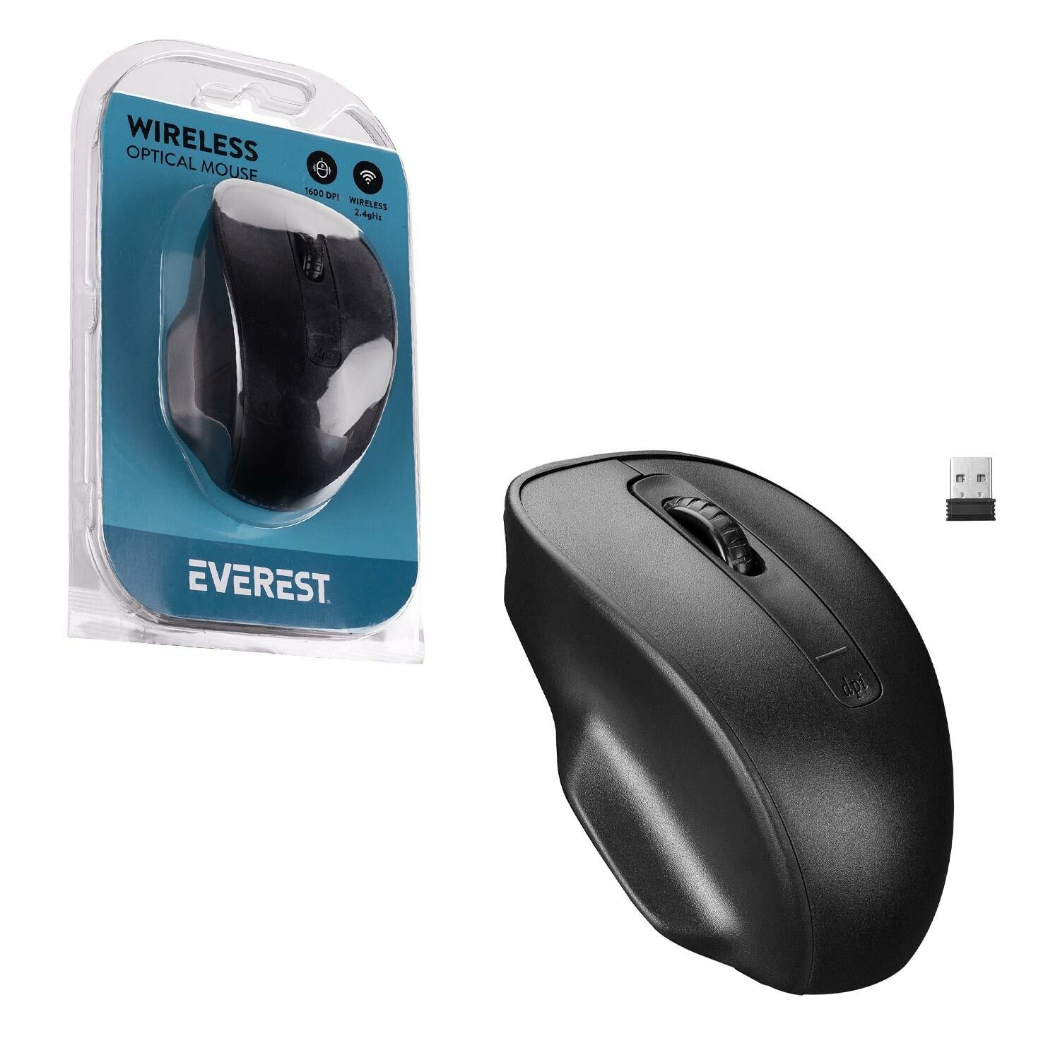 KABLOSUZ MOUSE 2.4GHZ 1600DPI EVEREST SM-803