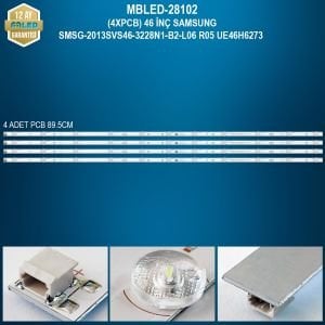 MBLED (4XPCB) 46 İnç Samsung Smsg-2013Svs46-3228N1-B2-L06 R05 Ue46H6273