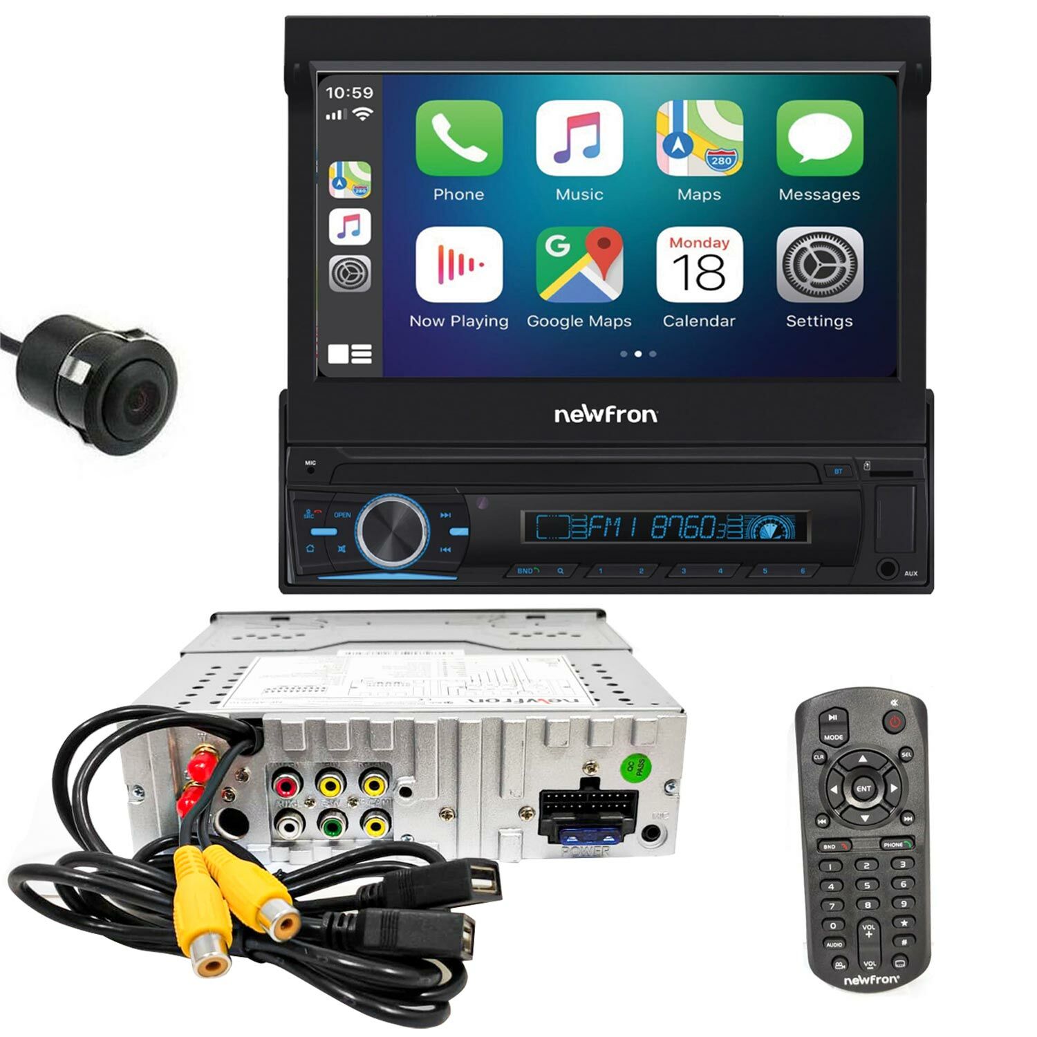 OTO TEYP INDASH 7 4X50W ANDROID BT/USB/SD/FM/AUX/GPS 3GB RAM 16GB HAFIZA KAMERALI NEWFRON NF-AN7010