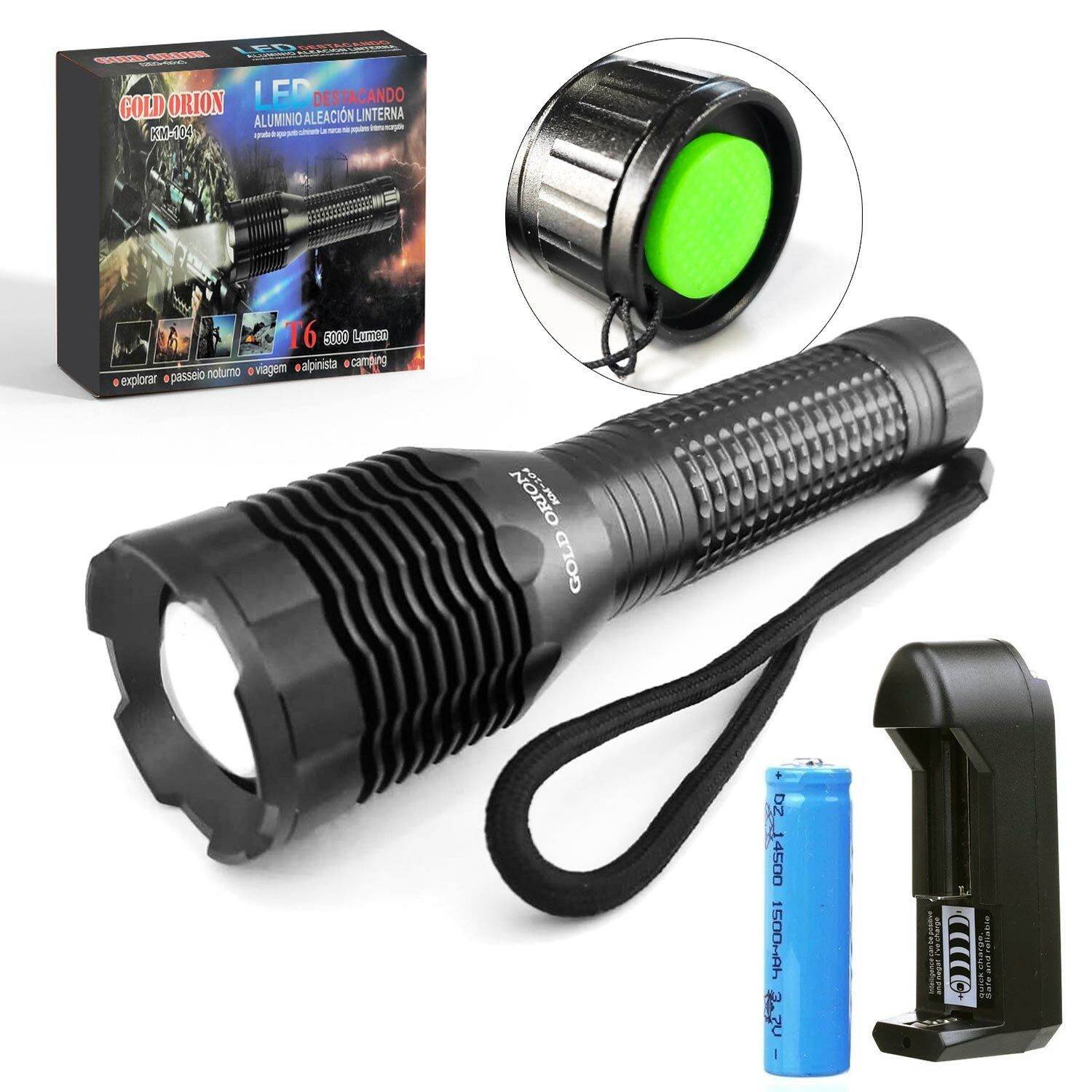 EL FENERİ PİLLİ ZOOMLU GOLD ORION KM-104