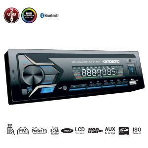 OTO TEYP 4X50W BT/2XUSB/SD/FM/AUX KAMOSONIC KS-MX670