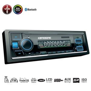 OTO TEYP 4X50W BT/2XUSB/SD/FM/AUX KAMOSONIC KS-MX710