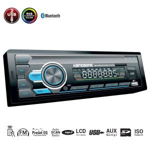 OTO TEYP 4X50W BT/2XUSB/SD/FM/AUX KAMOSONIC KS-MX690