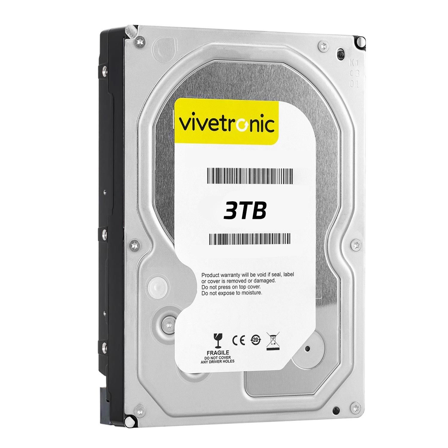 GÜVENLİK HARDDİSK 3TB 7/24 7200RPM SATA3 64MB VIVETRONIC