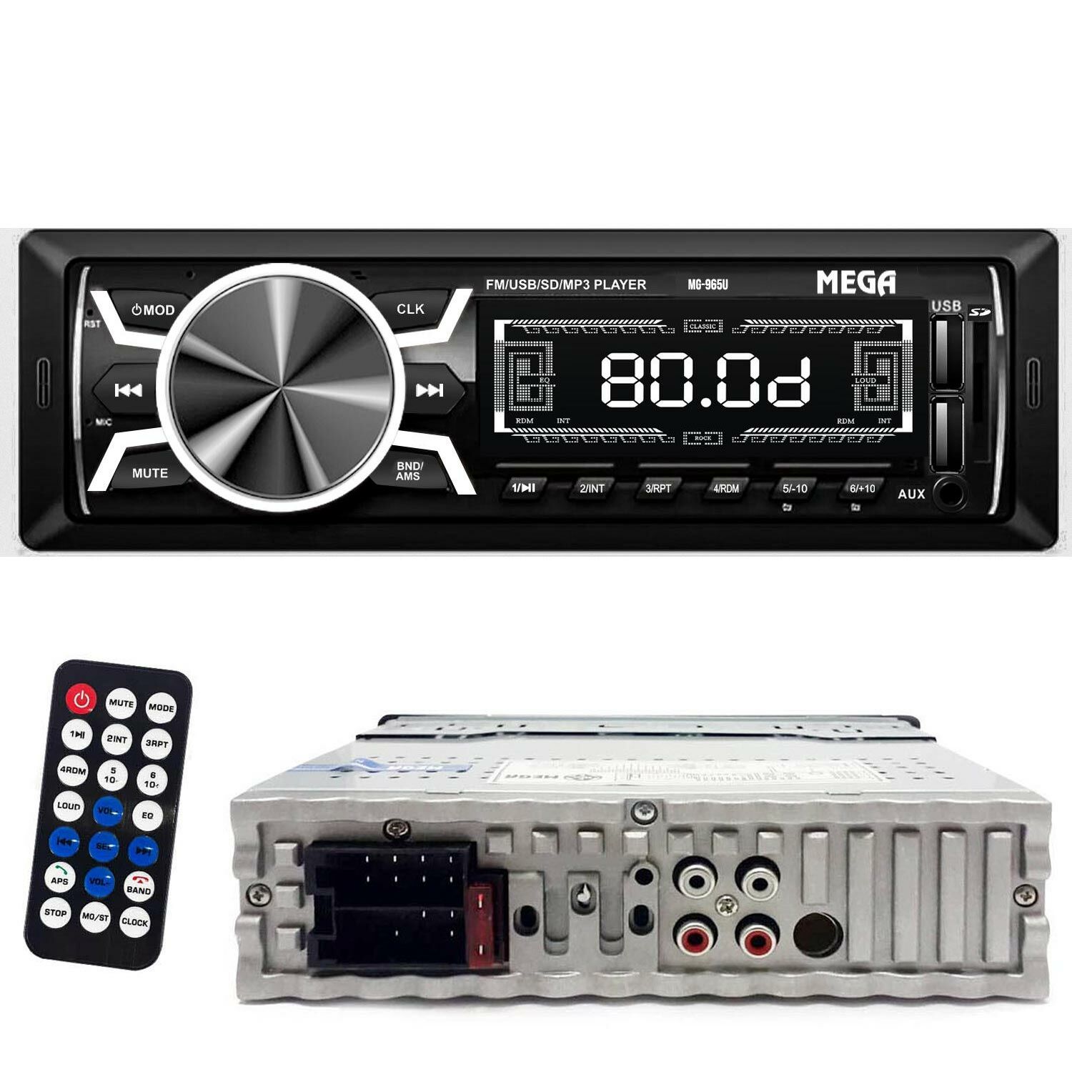 OTO TEYP 4X52W 2XUSB/SD/FM/AUX MEGA MG-965U