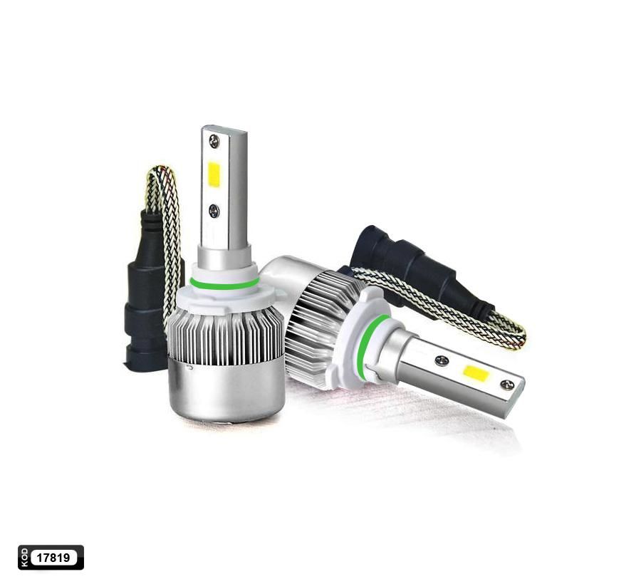 XENON LED FAR AMPÜLÜ 9006 30W 3000LM 12V 2 ADET 8000K BEYAZ SPACE LAAM-604