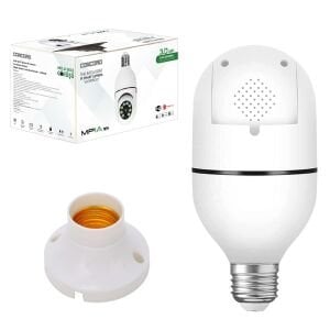IP SMART KAMERA 3MP 3.6MM PANORAMA AMPÜL WIFI RENKLİ GECE GÖRÜŞ CONCORD MPIA-REN