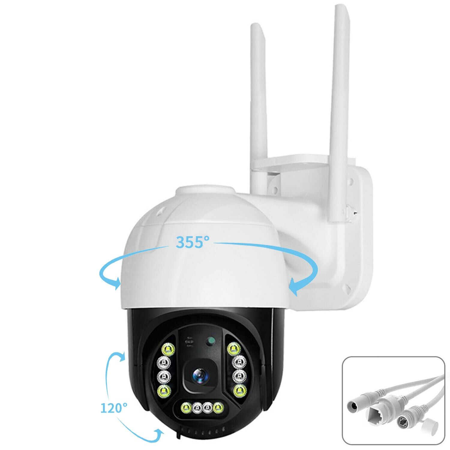 IP SMART KAMERA 3MP 3.6MM WIFI RENKLİ GECE GÖRÜŞ CONCORD MPIA-RIO