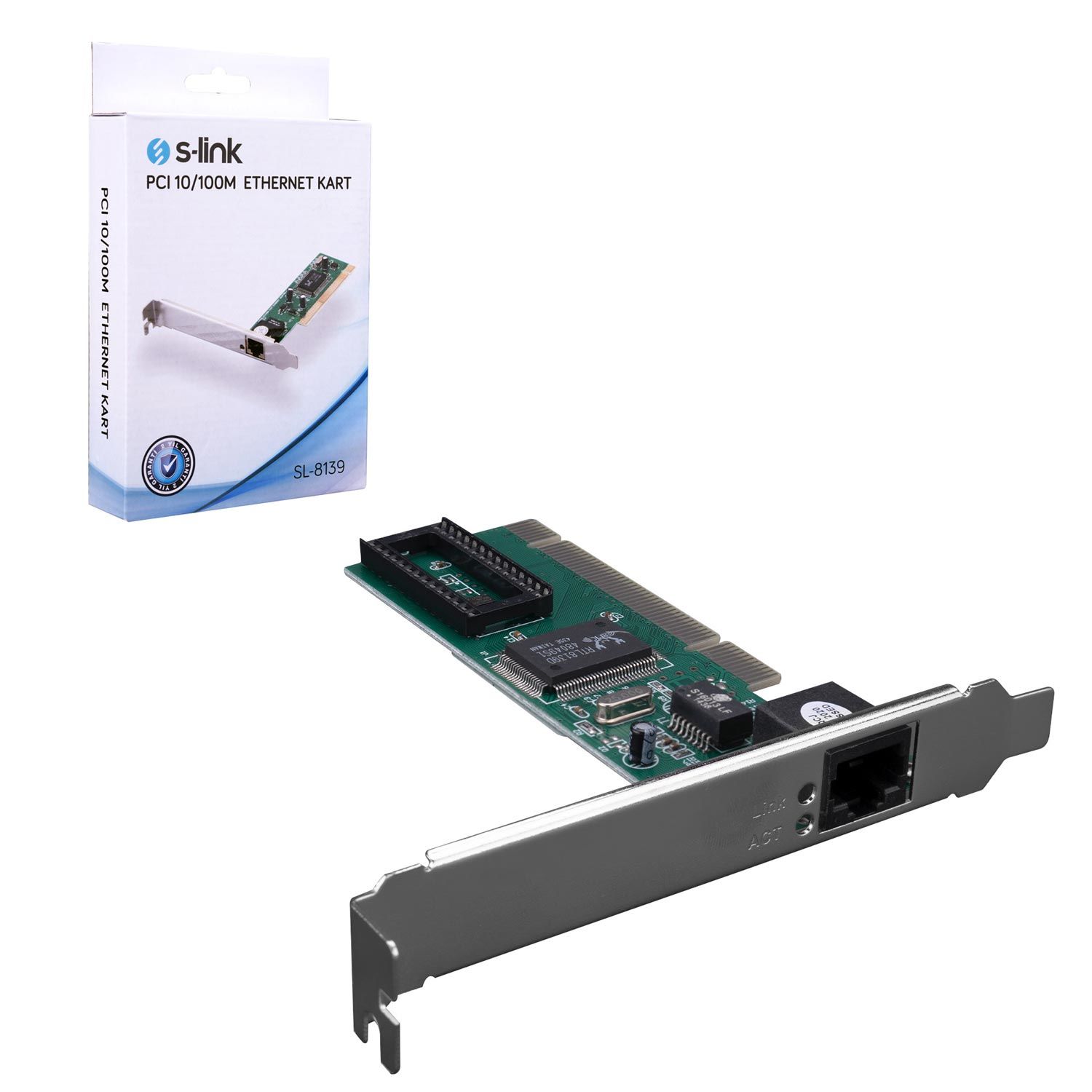 ETHERNET KARTI PCI 10/100 S-LİNK SL-8139