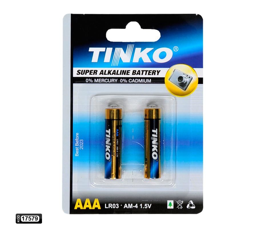 PİL AAA İNCE KALEM ALKALİN (2 ADET) TİNKO