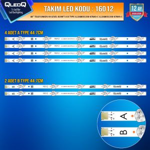 TAKIM LED-112 (4XA-2XB) 48 TELEFUNKEN HI-LEVEL KUNFT A B TYPE JL.D48051330-078AS-C JL.D48051330-078HS-C