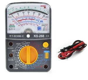 ÖLÇÜ ALETİ ANALOG AVOMETRE KS-268 TT-ECHNI-C
