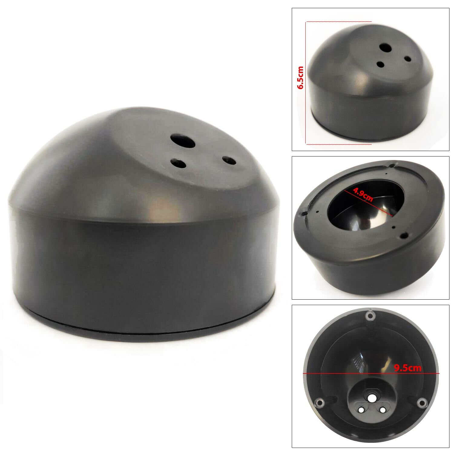 TWEETER DOME KABİN YUVASI 10CM SİYAH (2 ADET) POLAXTOR